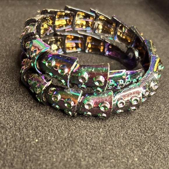 Unique-tentacle wrap bracelet- metallic Iradescent bracelet - Picture 1 of 3